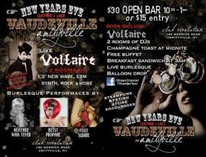 New Year's Eve Leather + Lace : Vaudeville In Amityville New Year's Eve Leather + Lace : Vaudeville In Amityville