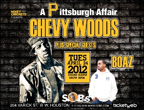 Chevy Woods & Boaz featuring A Pittsburgh Affair / Presented by Noizy Cricket!! & Rocksmith