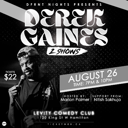 Derek Gaines Live in Hamilton