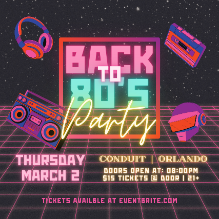 Le Petite Fete's Back to the 80s Party in Orlando