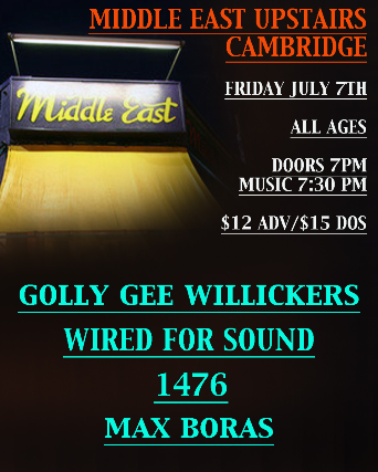 1476, Max Boras, Wired for Sound, Golly Gee Willikers