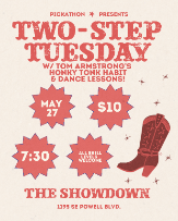 Two-Step Tuesday with Tom Armstrong's Honky Tonk Habit and Dance Lessons