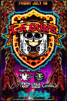 L.A. Guns, Hooligan's Holiday (Motley Crue Tribute), Philthy Rych, Cutt, Tokyo Riot, Leila Harlac, Cecelia