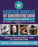 BACKSTAGE NASHVILLE! DAYTIME HIT SONGWRITERS SHOW featuring Marv Green ,  Ed Hill ,  Rachel Thibodeau &  Will Banister + Gloria Anderson