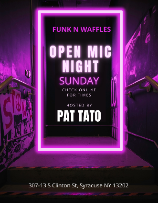 OPEN MIC NIGHT w/ Pat Tato