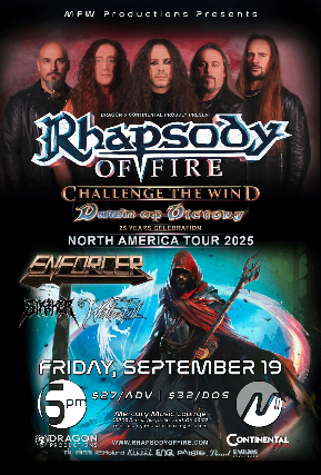 Rhapsody of Fire, Enforcer, Striker, Witherfall