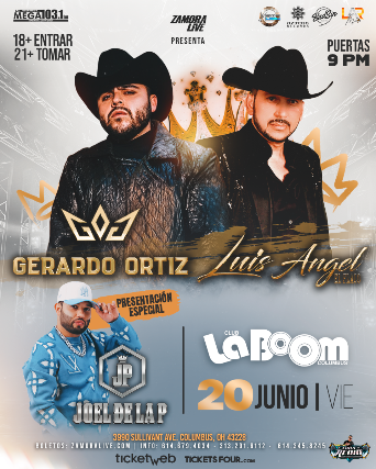 Gerardo Ortiz y El Flaco en Columbus
