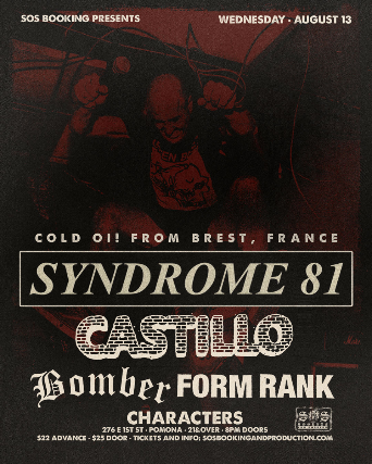 Syndrome 81, Castillo, Bomber, Form Rank