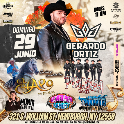 GERARDO ORTIZ, El CHAPO DE SINALOA, LA PÓCIMA Y MÁS JUNTOS EN NEW YORK!