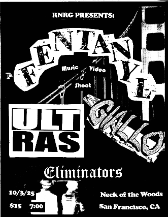 Fentanyl/ Ultras/ Giallo/ Eliminators