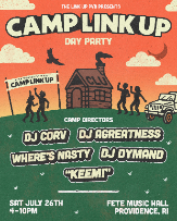The Link Up PVD presents CAMP LINK UP