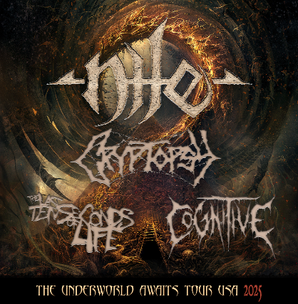 Nile, Cryptopsy, The Last Ten Seconds Of Life, Cognitive