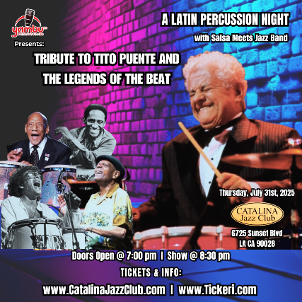 Tribute to Tito Puente & The Legends of the Beat with Salsa Meets Jazz Band!