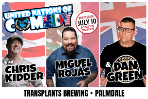 United Nations of Comedy with Chris Kidder, Miguel Rojas & Dan Green