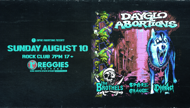 Dayglo Abortions, The Brothels, Spare Change, Disinfect