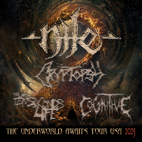 NILE w/CRYPTOPSY, THE LAST TEN SECONDS OF LIFE & COGNITIVE