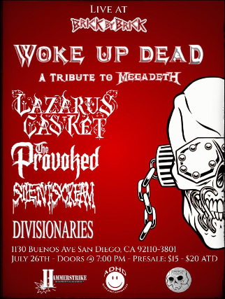 Woke Up Dead & Lazarus Casket with special guests at Brick by Brick