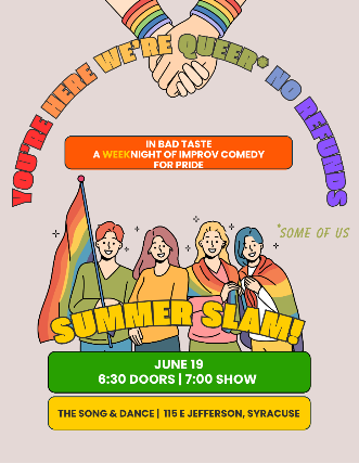 In Bad Taste : A Weeknight of Improv Comedy For Pride