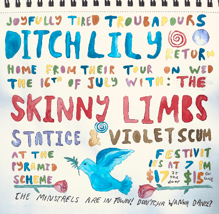 Ditch Lily + The Skinny Limbs + Violet Scum + Statice