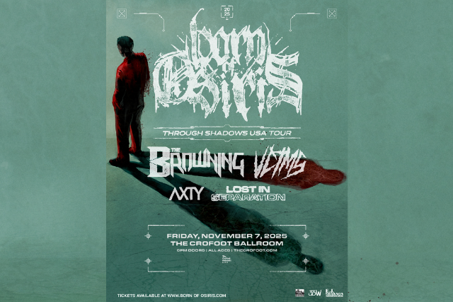 BORN OF OSIRIS “THROUGH SHADOWS USA TOUR”