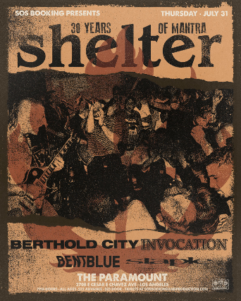 Shelter, Berthold City, Invocation, Bent Blue, Staple
