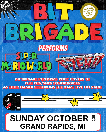Bit Brigade Performs "Super Mario World" + "F-Zero" LIVE