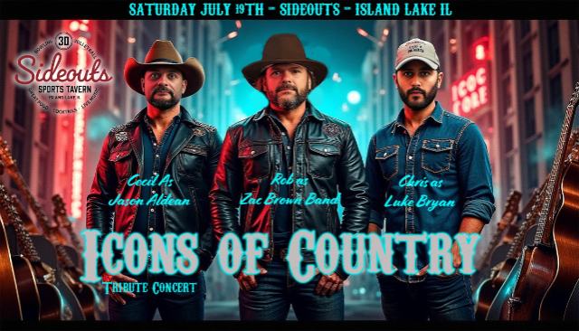 Tributes to Jason Aldean, Luke Bryan, Zac Brown - By Icons of Country
