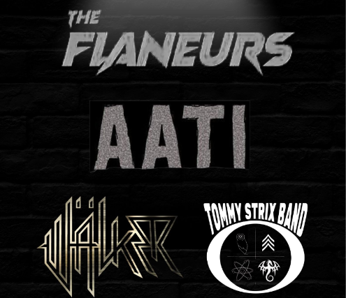 The Flaneurs, Arthur and the Invincibles, Wälker & Tommy Strix Band