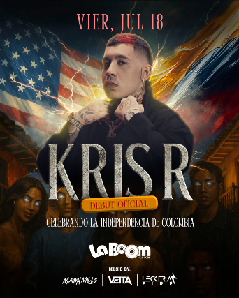 Kris R Debut Oficial Celebrando La Independencia de Colombia