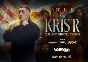 Kris R Debut Oficial Celebrando La Independencia de Colombia
