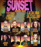 SUNSET COMEDY NIGHT | starring Patton Oswalt, Andrew Santino, Brad Williams, Jay Larson, and more!