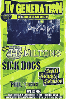 TV Generation Record Release Show w/ The Hamiltons, Sick Dogs, Swift Knuckle Solution, and Primal Instinct in Orlando