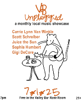 VB UNPLUGGED - A MONTHLY LOCAL MUSIC SHOWCASE
