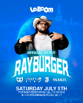 official debut RayBurger at La Boom NY