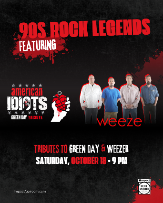 Tributes to Green Day and Weezer featuring American Idiots and Weeze