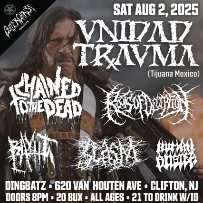 Unidad Trauma, Chained To The Dead, Roots of Deception, Bayht Lahm, Scasm, Human Blister