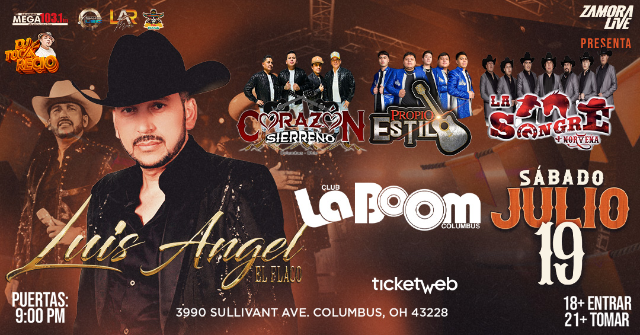 Luis Ángel "El Flaco" en Columbus