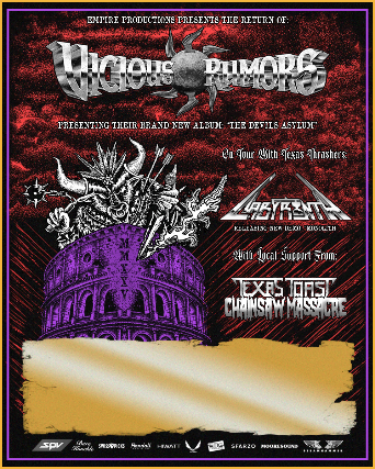 Vicious Rumors, Labyrinth, Texas Toast Chainsaw Massacre