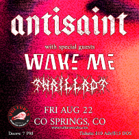 ANTISAINT, Wake Me, Thrillrot