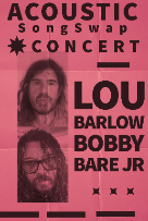 Lou Barlow and Bobby Bare Jr Acoustic Song Swap