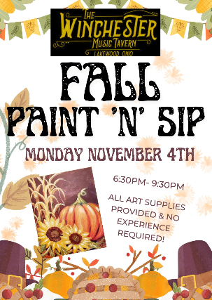 Fall Paint 'N' Sip