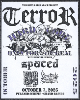 Tied Down and Free Space present Terror + Spaced + Bitter Truth + King's Command