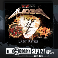 Blackened, Reign In Blood,   Among the Living (Anthrax Tribute), Last Rites (Megadeth Tribute)