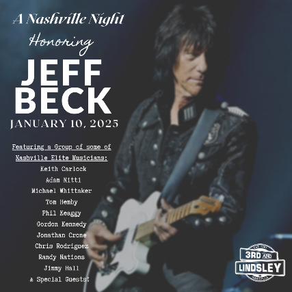 CANCELED, A Tribute to Jeff Beck, Keith Carlock, Adam Nitti, Michael Whittaker, Phil Keaggy, Chris Rodriguez, Gordon Kennedy, Randy Nations, Jimmy Hall, Jonathan Crone, Special Guests, Tom Hemby