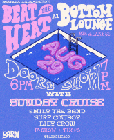Sunday Cruise, Emily The Band, Surf Cowboy, Lily Crow