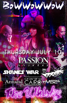 Bow Wow Wow, Passion Nouveau, Crashing Cairo, Shane's War, Bro Go's, Armxnd, Market Street Station