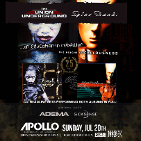 The Union Underground, Spineshank , Adema, Sicksense , From Ashes To Embers