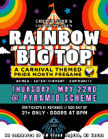 Cherub Sinn & Lily Doomblade's Rainbow Big Top: A Carnival Themed Pride Month Pregame