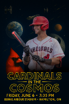 Hamilton Cardinals vs Kitchener Panthers - Cardinals in the Cosmos