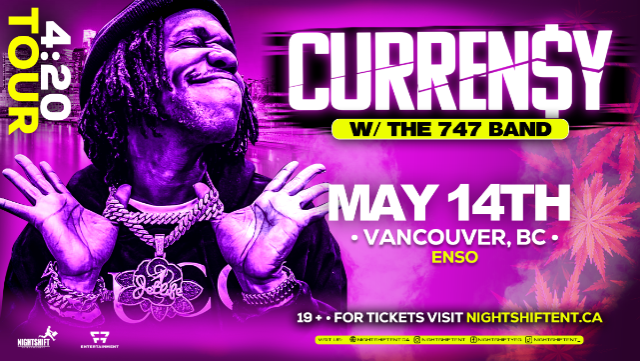 Nightshift Entertainment & F7 Present - Curren$y w/ Live Band